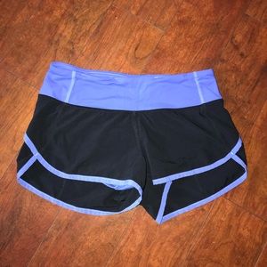 Lululemon speed shorts